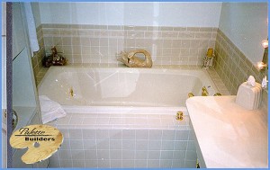 Rochester Hills MI Finished Basements Custom Tile Bathroom